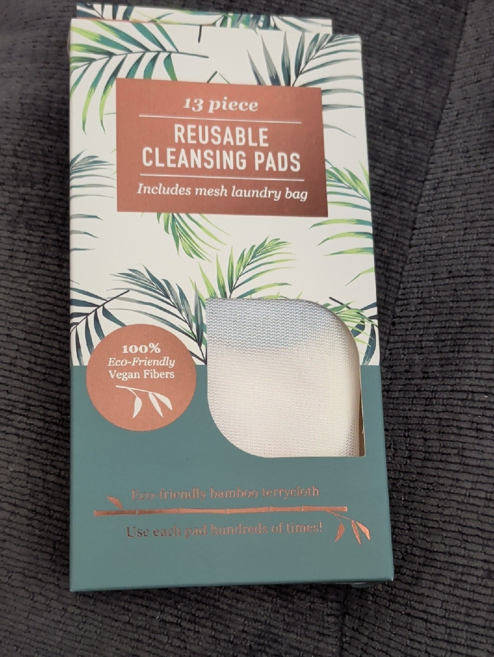 Olivia Layne Makeup Remover Cherry Cloth Pads With Laundry Bag.